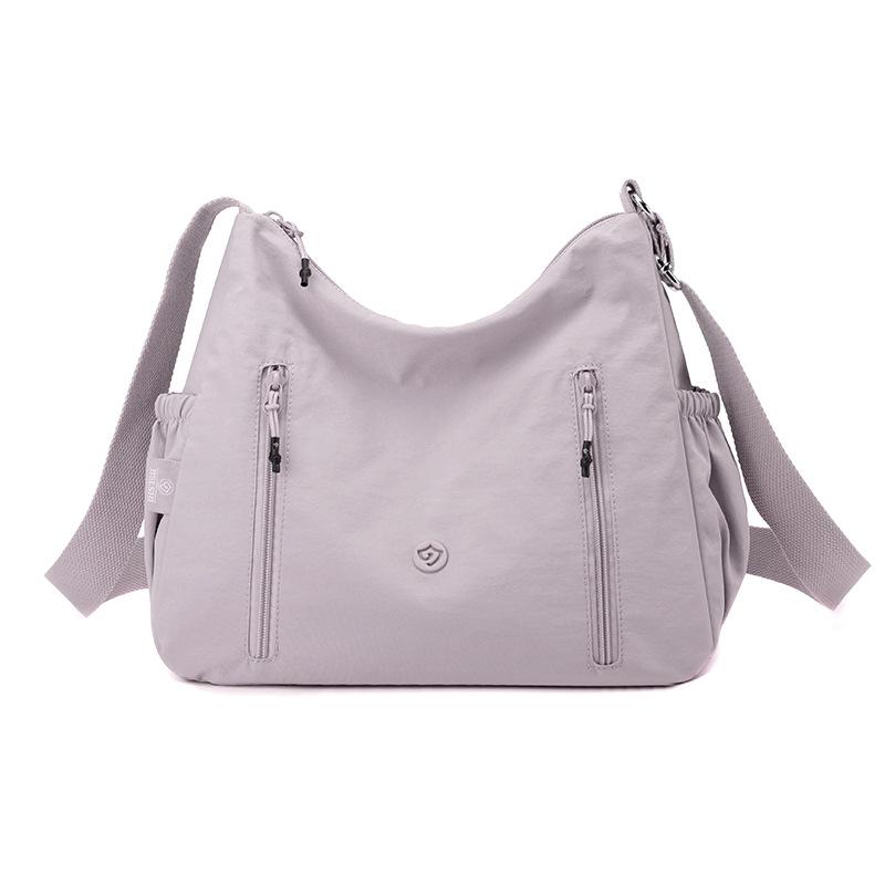 Stylish and simple messenger women's bag autumn new multi-color shoulder bag street trend lightweight nylon women's bag tide