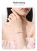 Tichia 925 Sterling Silver Cherry Blossom & Butterfly Bracelet for Women - Versatile, Sweet Floral Design