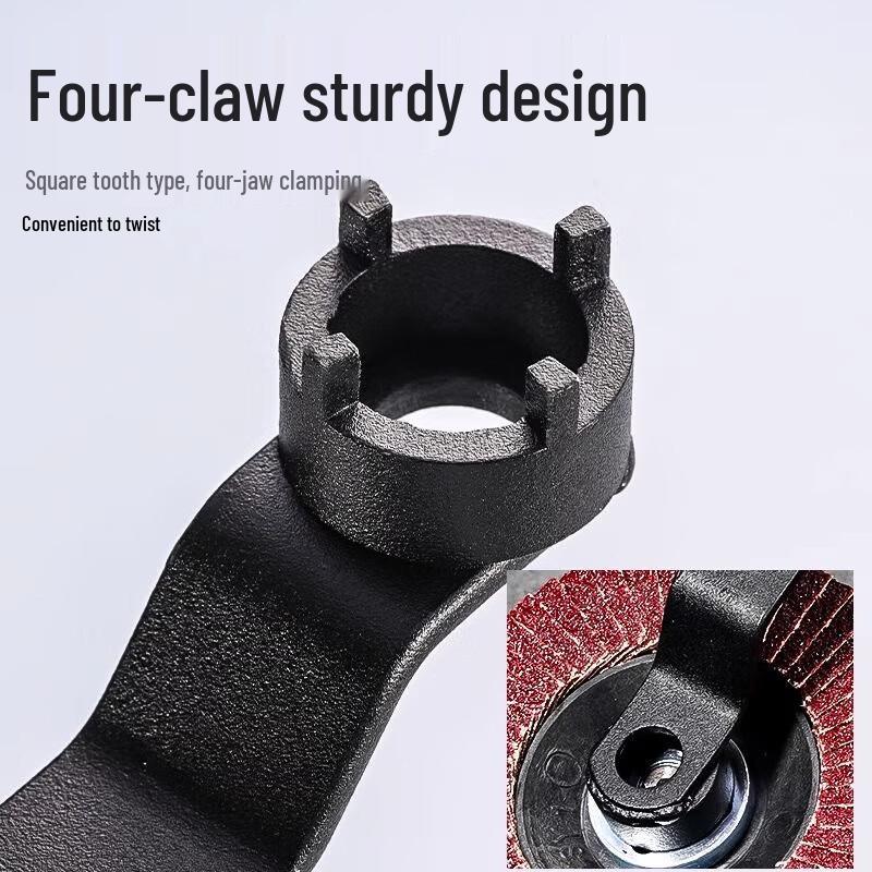 Multi-functional Thickened Angle Grinder Wrench for Four-Jaw and Polishing Machine Adjustment
