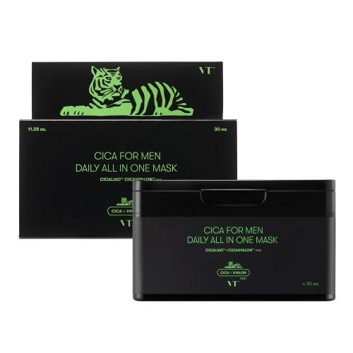 

VTCOSMETICS Sheet Mask Skin Care Korean Cosmetics Shika CICA (For Men Daily All-in-One Mask)