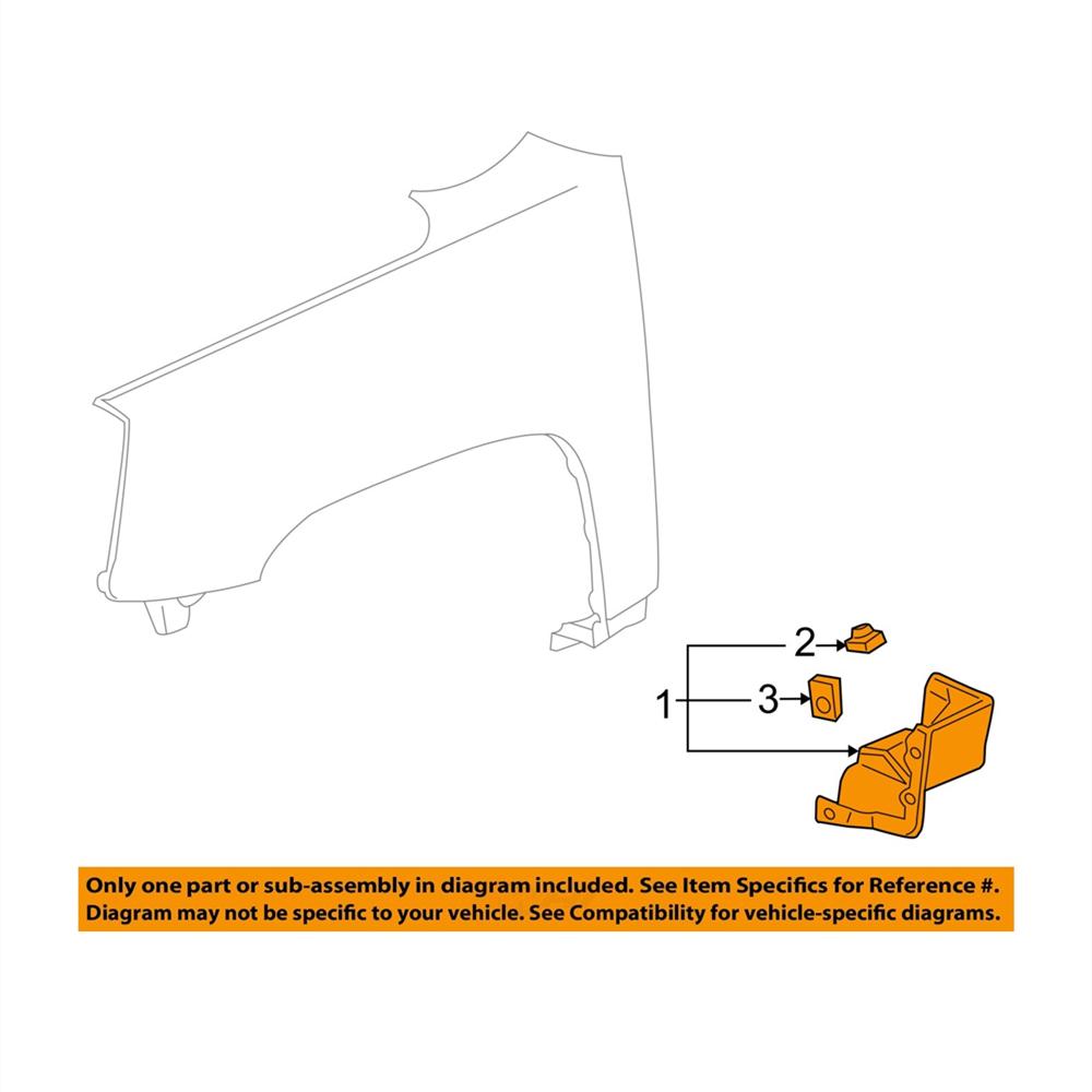 Front Fender Guard Plate-left 22945685