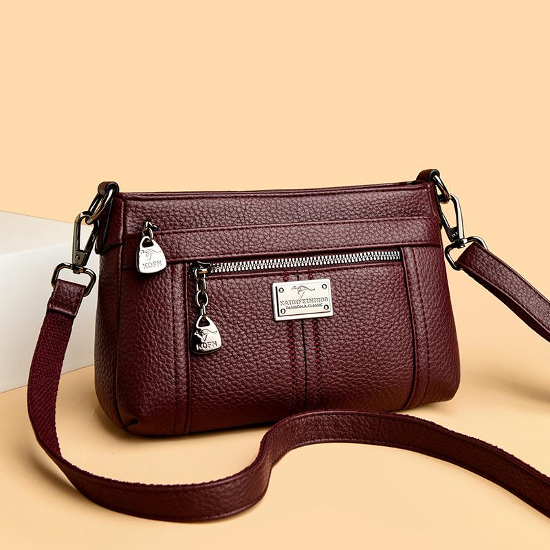 Multi-pocket Shoulder Bag, Retro and Lightweight, Mom Bag, Crossbody Bag