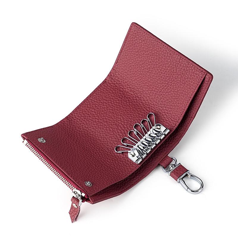 Genuine Leather Multifunctional Key and Coin Holder for Men and Women