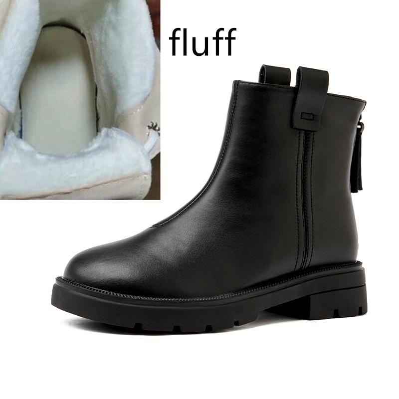 Fashion AIYUQI Ankle Boots Women 2024 New Anti-slip Genuine Leather Women Short Boots  Fashion British Style Winter Chelsea Boots Women