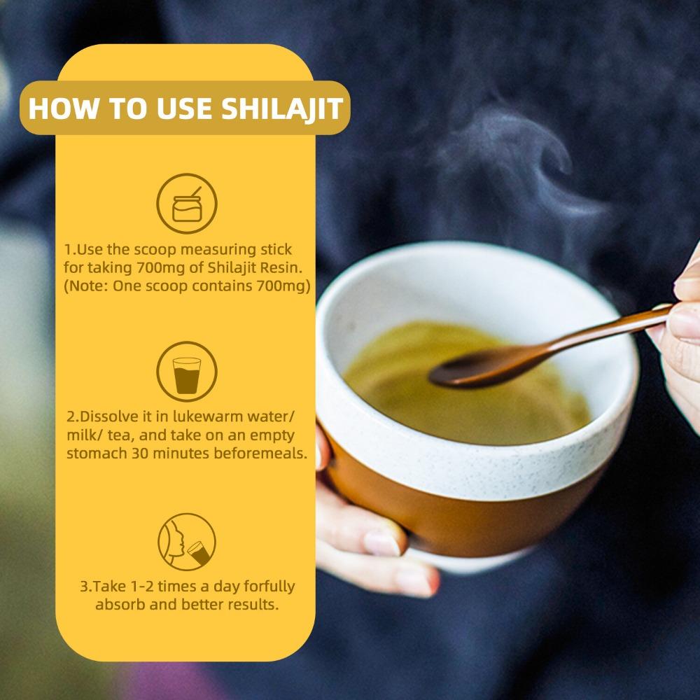 Natural Shilajit Resin 50g Pure Herbal Energy, Detox Wellness Paste for Adults