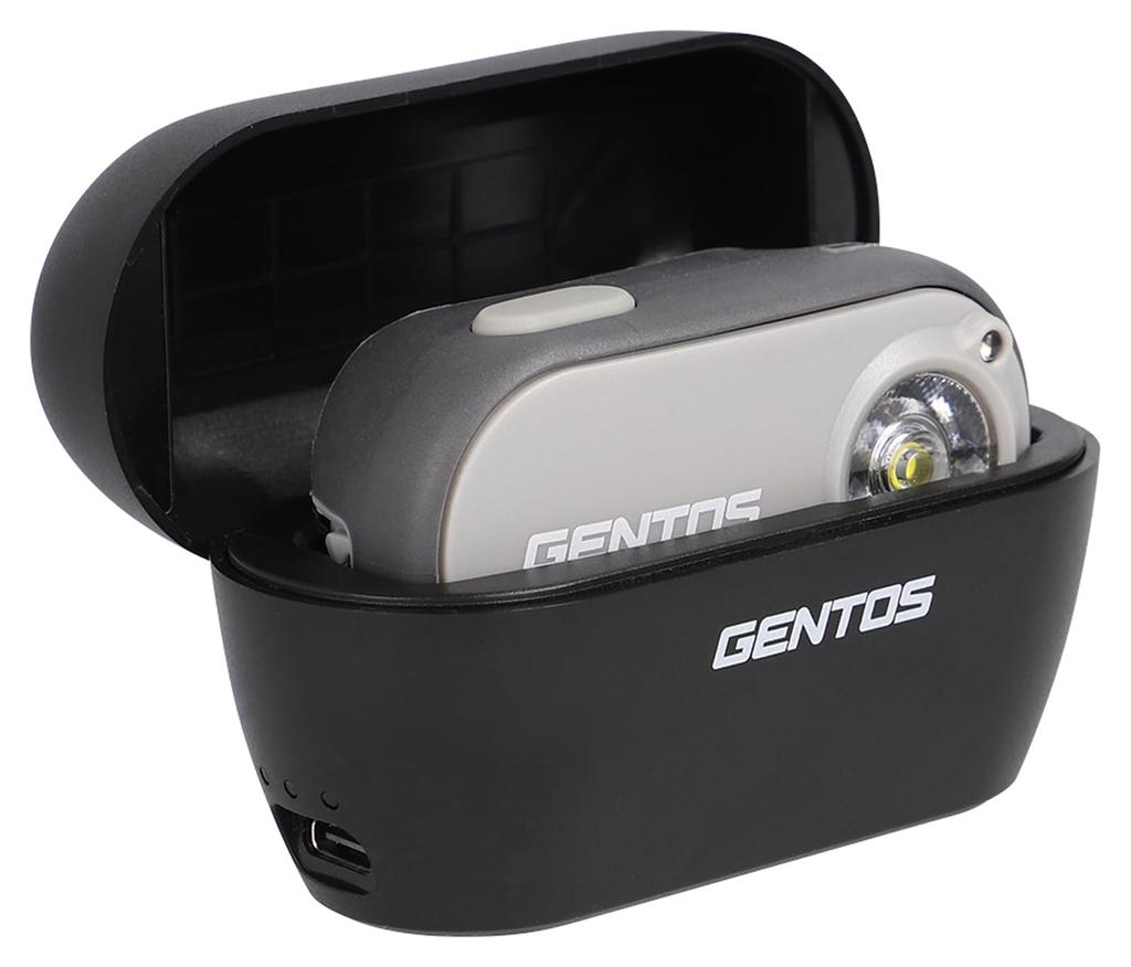 GENTOS LED-Scheinwerfer USB-wiederaufladbar 400 Lumen für 2 Anwendungen Dedizierter Akku Kompakter Scheinwerfer [Helligkeit Lumen/Praktische Stunden]