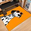 Crystal Velvet Glasses-Wearing Dalmatian Design Area Rug for Bedroom, Living Room, And Home Office Decoration, Stylish Mat for Bedside S193