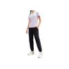 Anta Solid Color Letter Patch Sports Pants Women bottoms Black 162237305-1