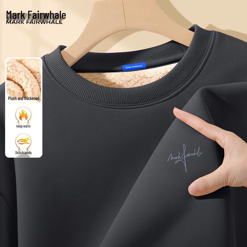 Mark Fairwhale Men's Fleece-Lined Round Neck Sweatshirt