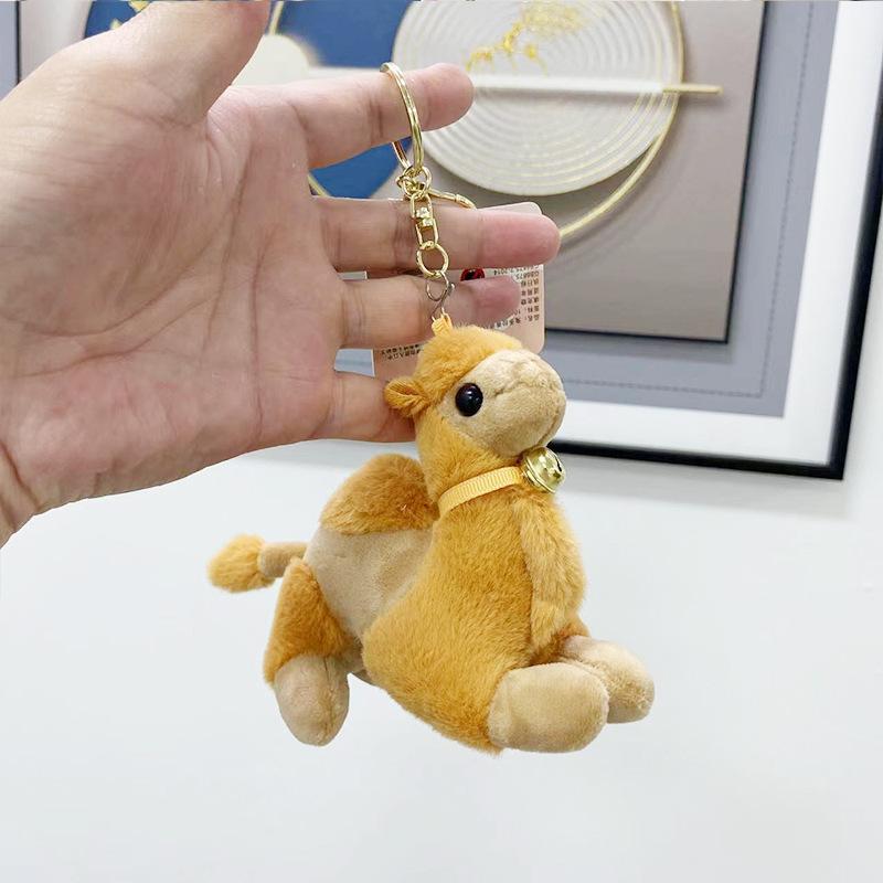 

Plush Camel Desert Toy Keychain Stuffed Animal Souvenir Travel Gift Cotton Pp світло-коричневого кольору