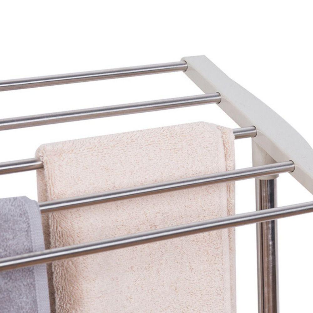 Platzsparender Kleiderbügel Edelstahl Hängender Kleiderständer Handtuchtrockner