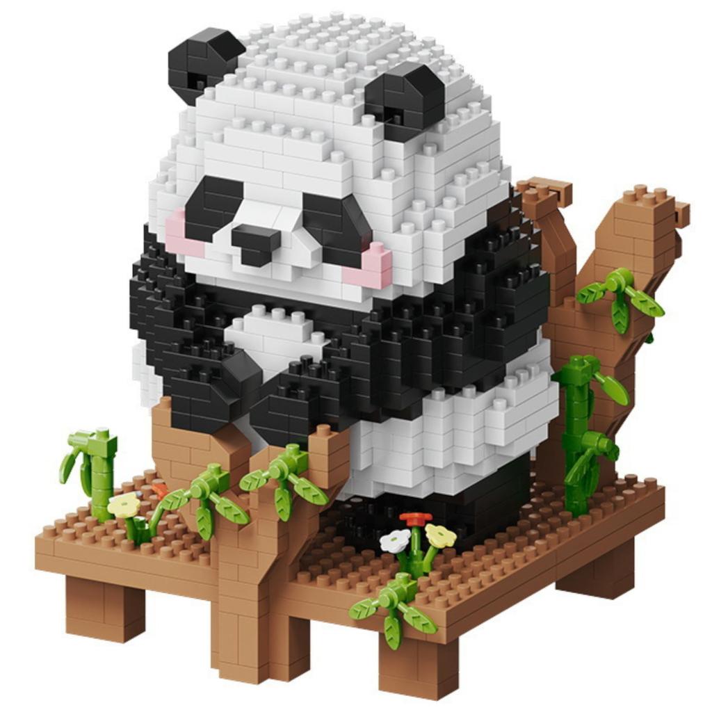 IMPLAY TOYS Panda Block 802 Pieces (6756)