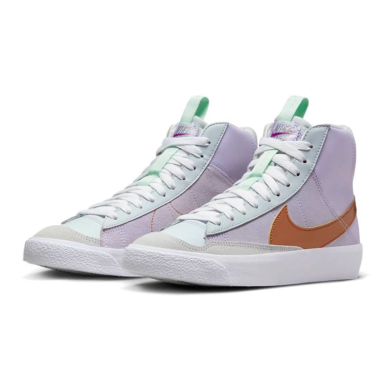 Nike Blazer Mid '77 Dance GS Barely Grape Metallic Copper Casual Shoes DQ6084-500