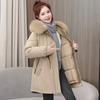 In Winter, The New Fur Pie Overcomes The Long Detachable Loose Cotton-padded Jacket Cotton-padded Jacket for Women.