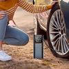 Digital Tire Inflator for Car Bike Motorcycle Car Air Compressor Pumps with LED Light Tire Inflator Type-C Rechargeable