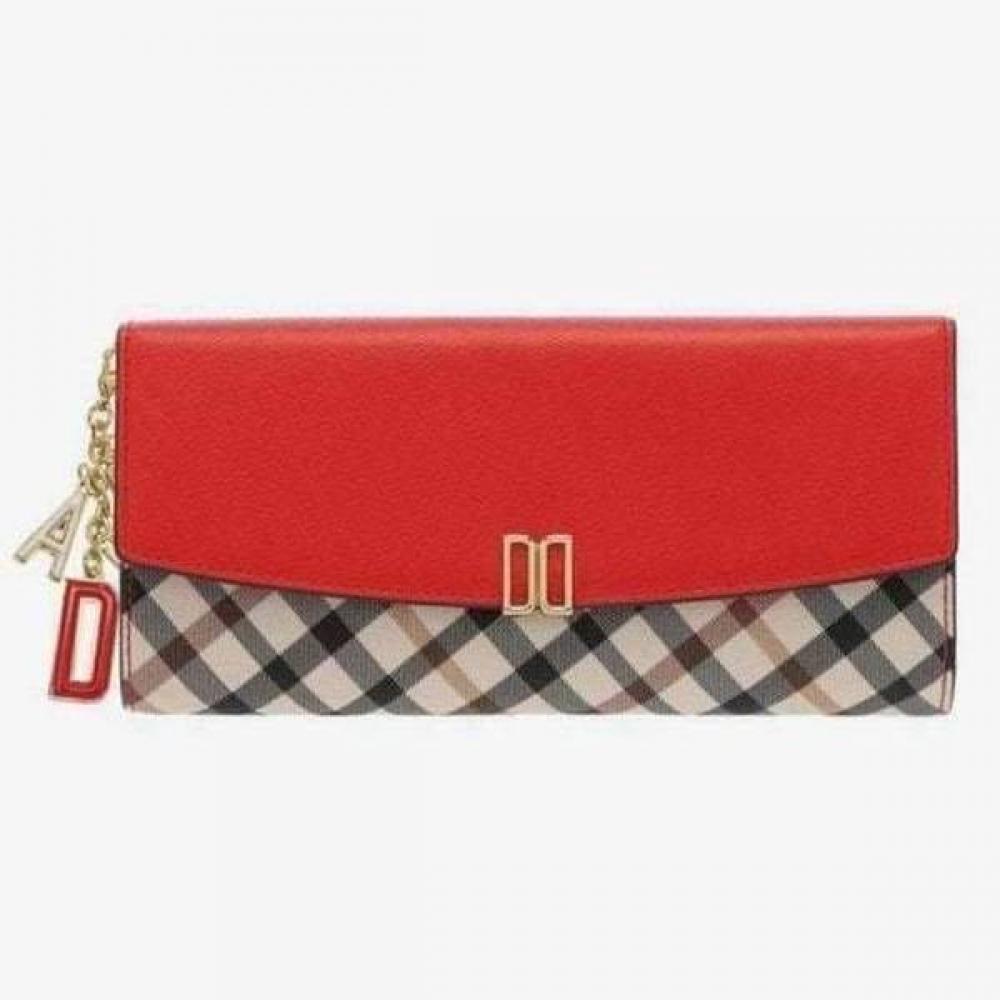 

Daks Red Check Contrast Dd Logo 3 Fold Wallet Dcwa6e401r2 Single option