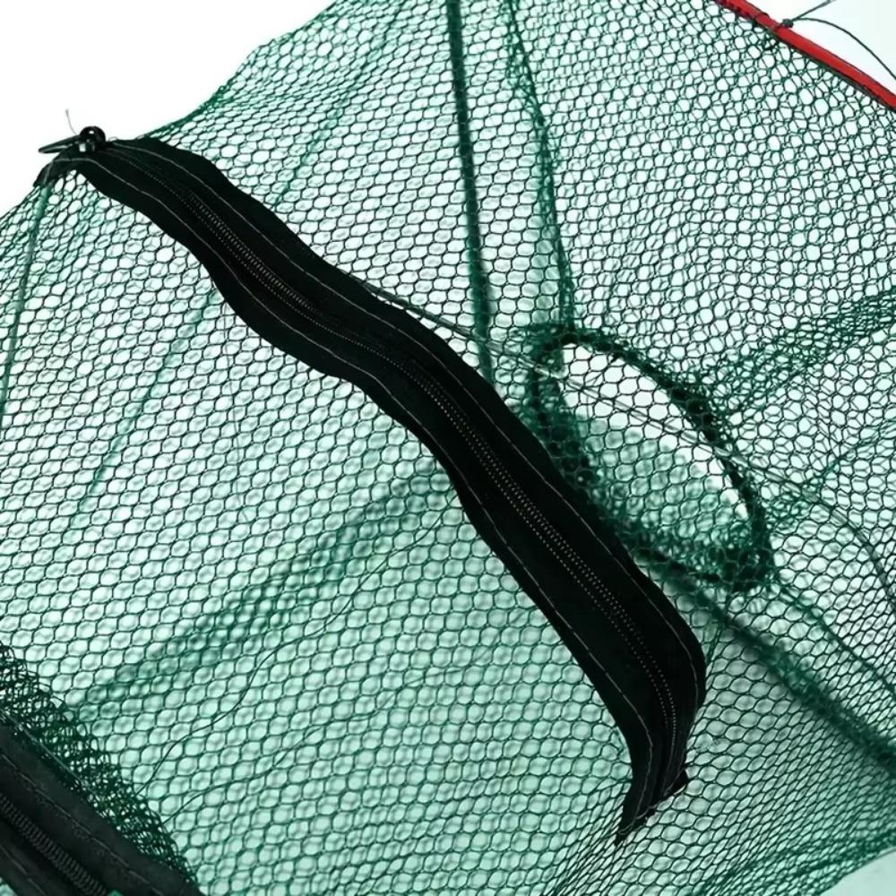 Rectangular Fish Trap Net Nylon Mesh Dip Net Cage Portable Fishing Net for Crab Shrimp Crayfish