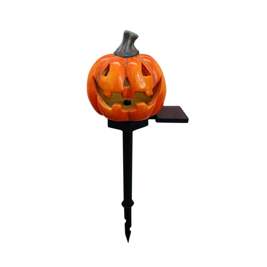 Halloween Solar Powered Pumpkins Outdoor Lights Creative Atmosphere Layout Waterproof Courtyard Garden Scenery Decorative Gift