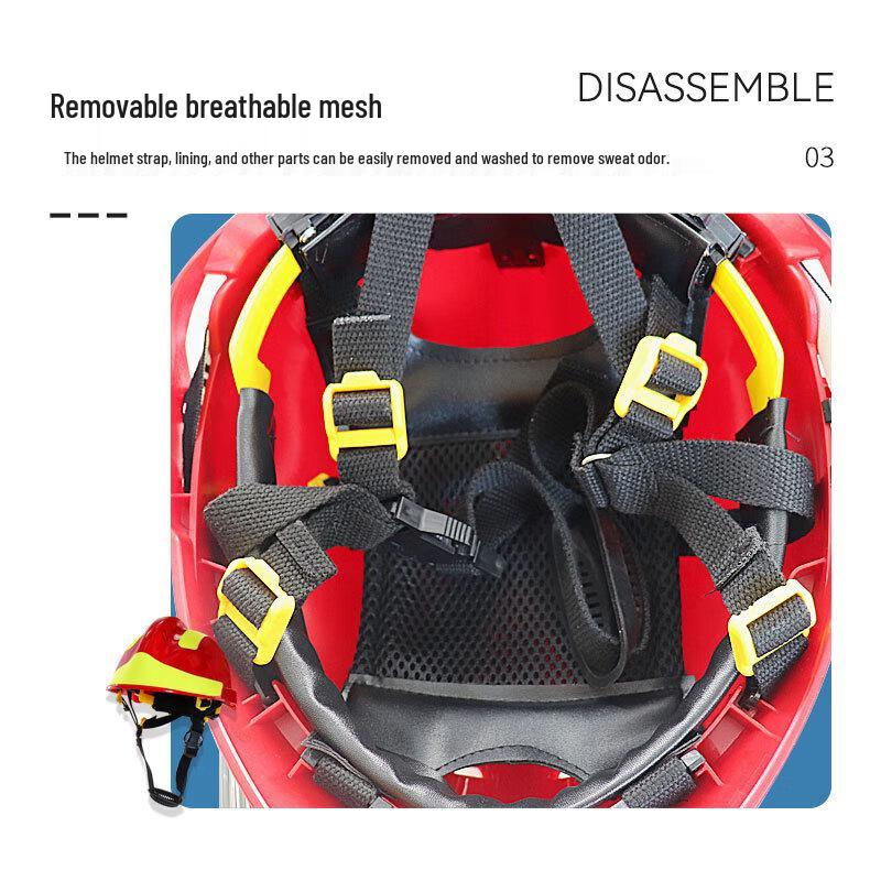MABOO F2 Rettungshelm mit Stirnlampe & Schutzbrille