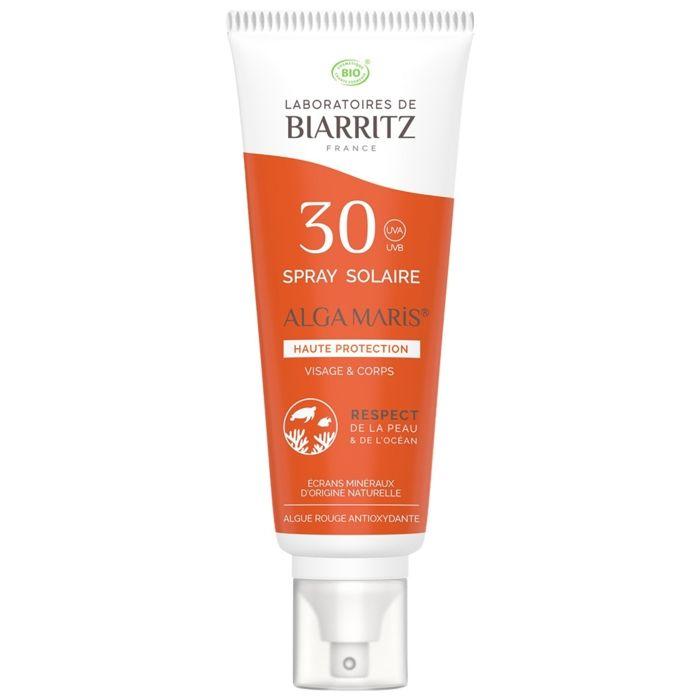 Spray solaire - Laboratoires de Biarritz - Algamaris - SPF30 - 100ml - Résistant à l'eau