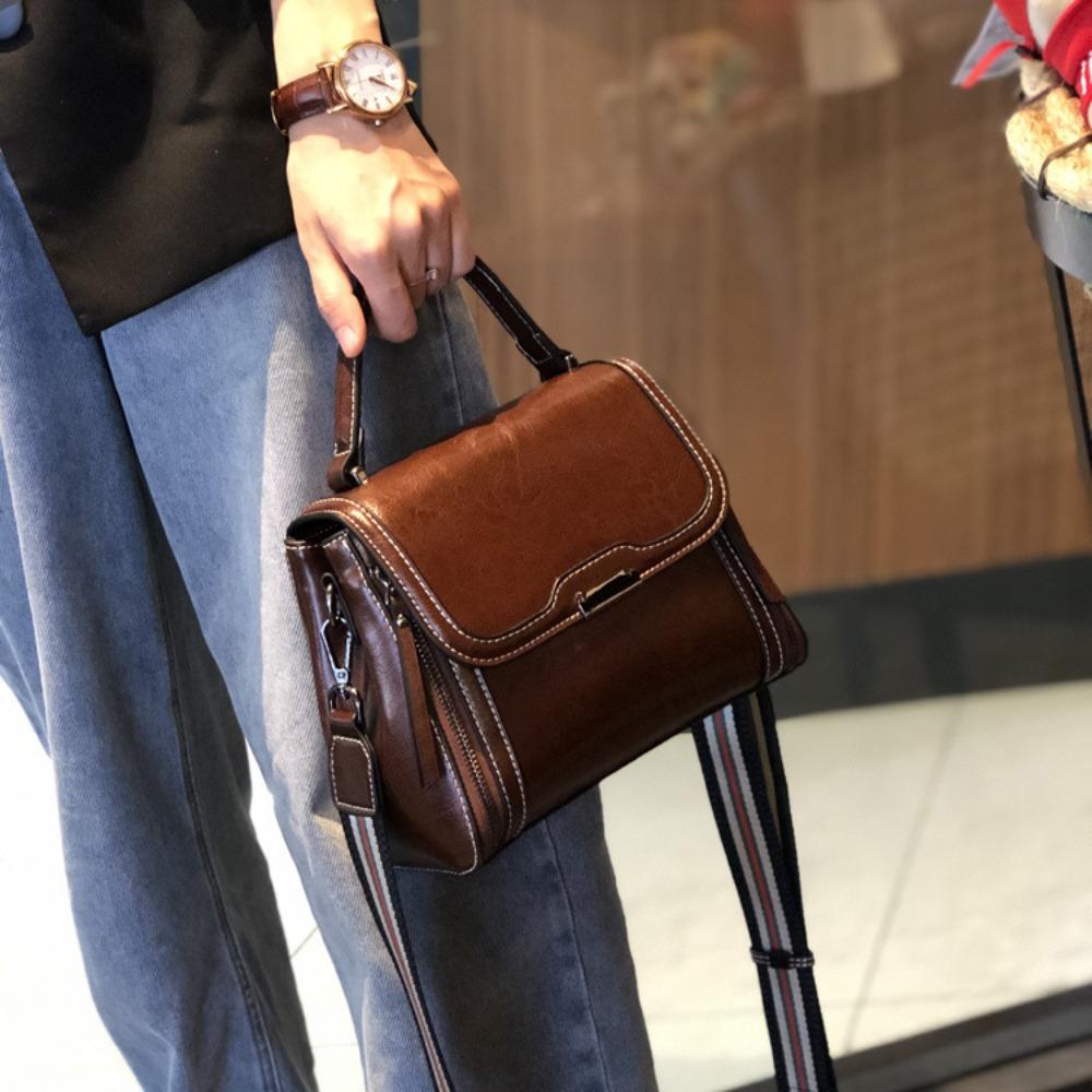 Bags women's new autumn and winter fashion bucket bags, leather women's bags, messenger bags, high-end portable shoulder bags, trendy