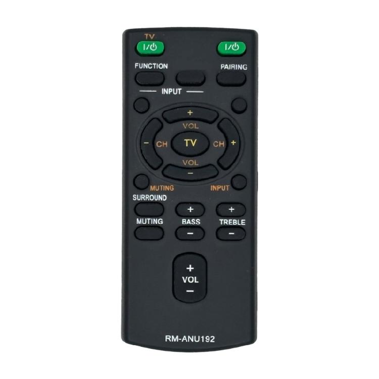Quick Setups IR Remote Control For Sound Bar RM-ANU192 RM-ANU191 HT-CT60BT SA-CT60BT Models not Need Programming