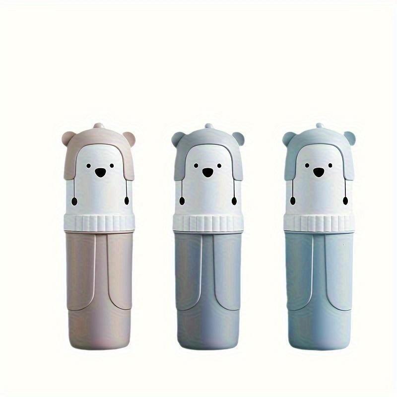 Travel Portable Toothbrush Cup Cute Toothpaste Holder Box Storage Case Box Organizer Travel Toiletries Bathroom Outdoor Supplies