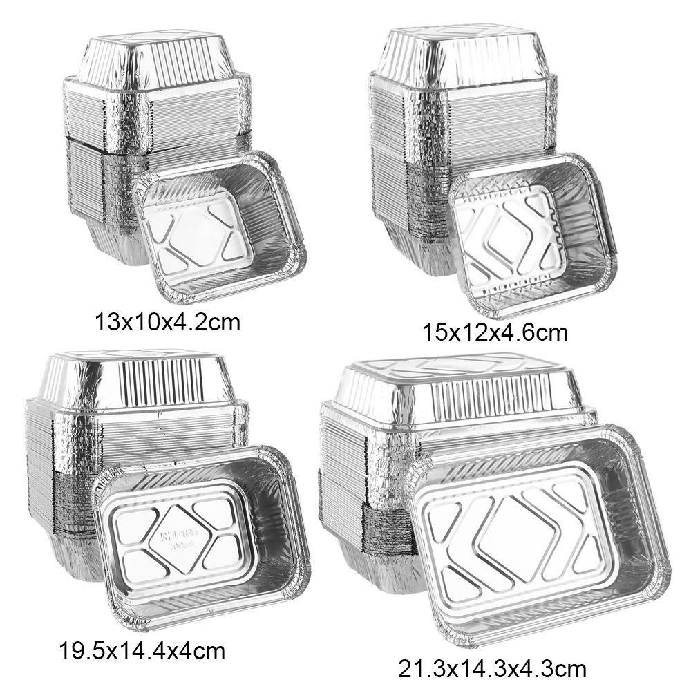 10 Unidades Contenedor de Alimentos de Papel de Aluminio Cuenco Desechable Papel para Freidora de Aire Cocinar Calentar Almacenar