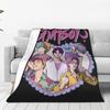 Rumi Neon Showcase Kpop Demon Hunters Star Warm Soft Blanket  Plush Throw Blanket Home Decor Flannel Bedspread Sofa Bed Cover