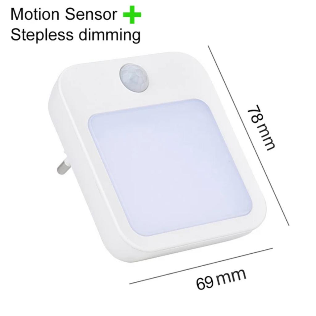 New Night Light Motion Sensor With  Light EU Plug Lamps Children'S Night Light Wireless Night Lamp  Bedside Table Bedroom