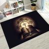 New Pray Jesus Rug for Bedroom Living Room Sofa Home Doormat Decor, Large Kids Play Non-slip Floor Mat