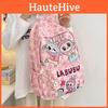 School Kids Cartoon Backpack Durable Nylon Breathable Lightweight Bag