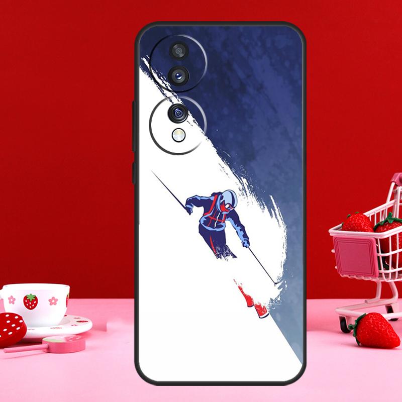 Skiing Snow Snowboard Ski Case For Honor Magic 6 5 Pro 50 70 90 Lite X6 X7 X8 X9 X6a X7a X8a X9a X8b X9b Back Cover