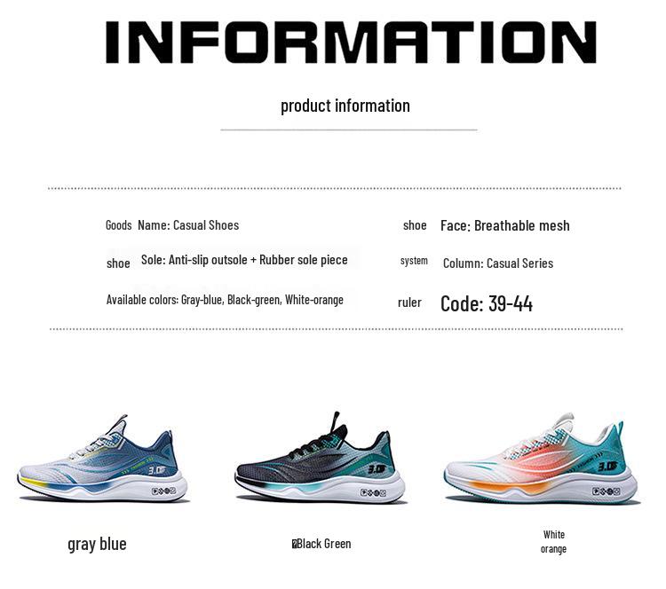 2025 Spring/Summer Flyknit Casual Lightweight Men's Running Shoes with Soft Sole