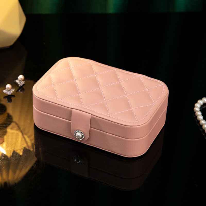 Button Storage Zipper Jewelers Organizer Container Box Portable Jewelry Box Jewelry Organizer Display Travel Jewelry Case Boxes