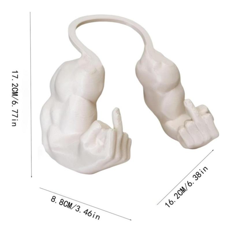 Middle Finger Cat Muscle Arm - 3D Printed Neck Arm Muscle Texture, Fun Pet Accessories, Halloween Cat Accessories