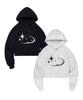 Star Sea Crop Hoodie [Gray]