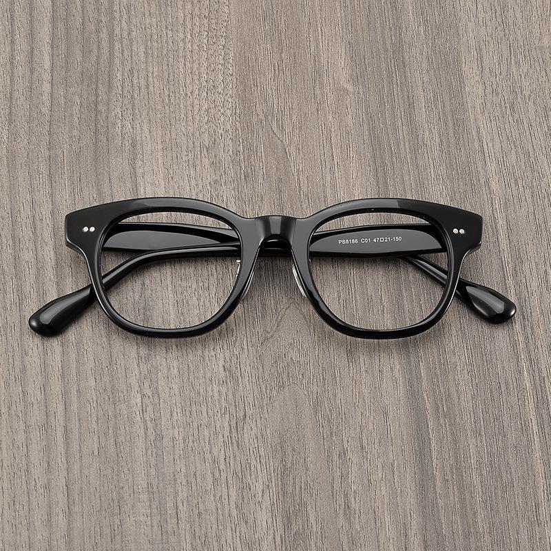 

Весенние и в стиле Чжи Мин Шона Юэ Унисекс Очки из ацетата черепаховой расцветки круглой формы - Готовы для установки линз по рецепту