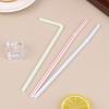100Pcs Drinking Straws Colorful Flexible Wedding Party Supplies Drinking Straws Kitchen