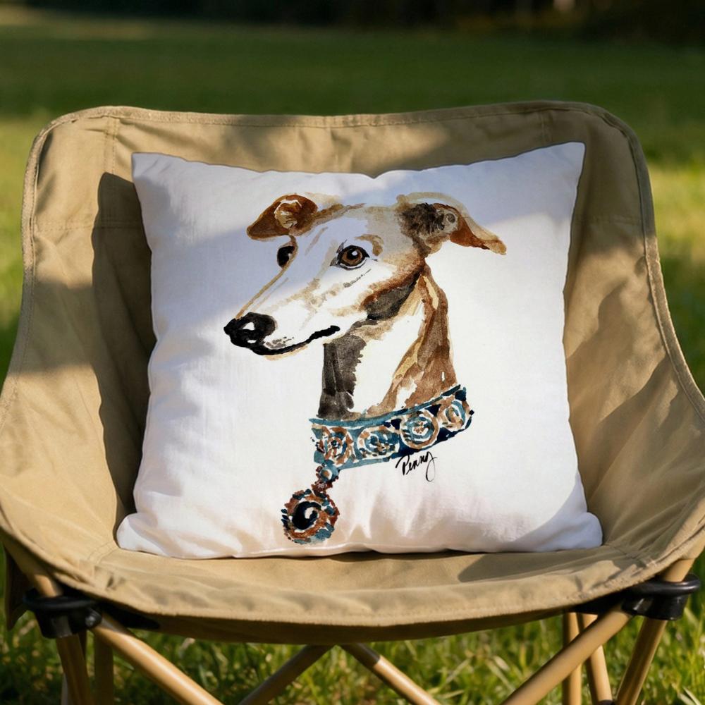 Derp Whippet Cute Cushion Cover Soft Reversible Durable Pillow Cover MultiScene Use for Home Car Daily Comfort