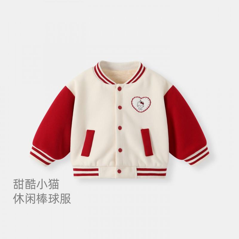 Girls Jacket 2026 Toddler Cotton Soft Fleece Outerwear 1-3 Years Old Baby Casual Open Front Cardigan