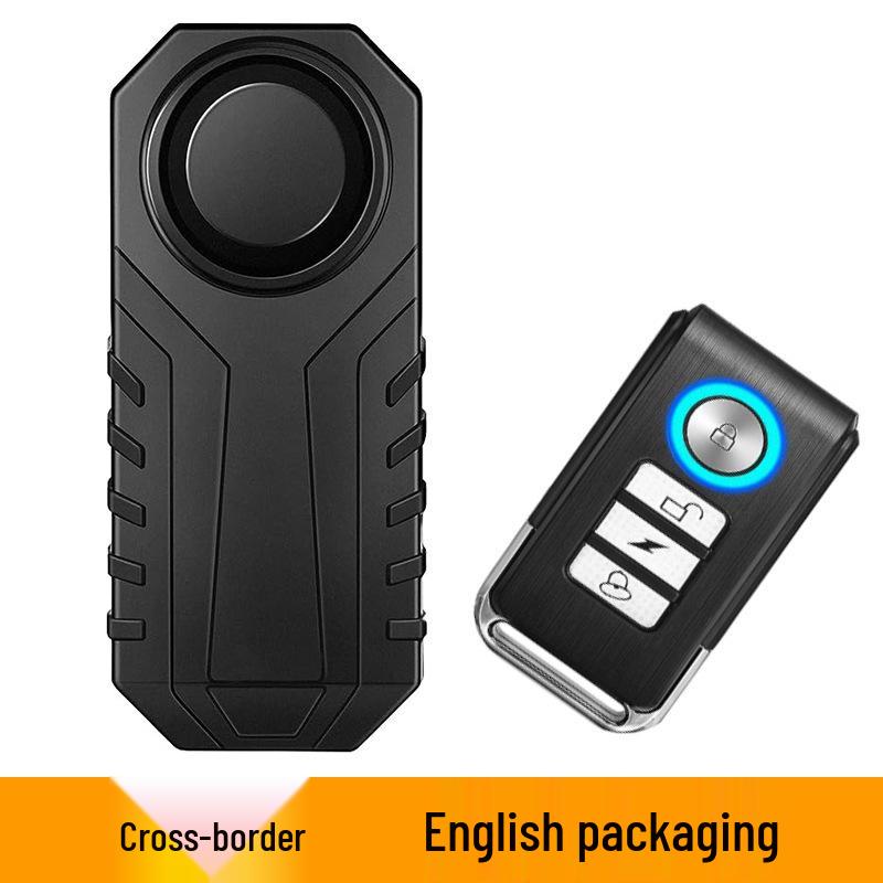 

SF22R Wireless Remote Vibration Alarm for Electric Bikes & Cars with Displacement Sensor 1 Main Unit + 1 Rectangle Remote (English 03C)
