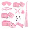 Couples Set Bondage Handcuffs 10piece Whip Sm Training Props