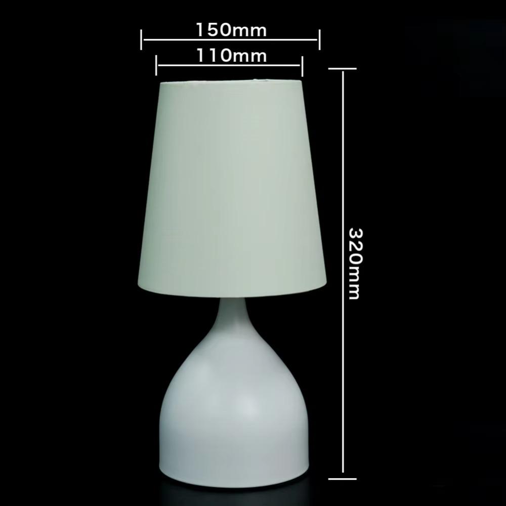 Modern Touch Control Bedside Light Iron Base Sleeping Light Durable LED Table Lamp Home