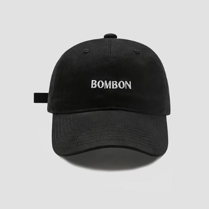 Letter Embroidered Baseball Sun Hat Adjustable Wide Brim Breathable Unisex Hat