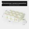 Small Black Square Succulent Seedling Tray - Thickened Plastic Pot Stand & Water Catcher