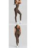 Seamless Outdoor Knit Yoga Jumpsuit - One-Piece Sport & Fitness Wear