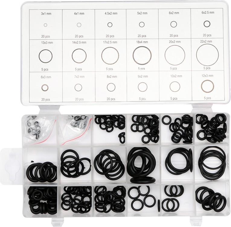RUBBER O-RING SET 225 PCS YT-06877 YATO