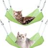 Universal Cat Hammock: Breathable Mesh Hanging Bed, Adjustable Swing for Cages