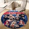 WrestleMania,WWE Championship Chair Mat Round Rug Office Carpet, Machine Washable, Non Slip, Suitable for Living Rooms, Bedrooms